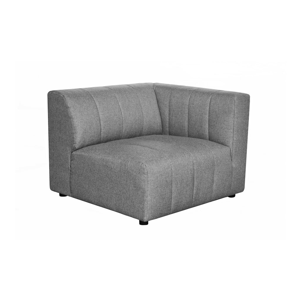 LYRIC ARM CHAIR RIGHT GREY