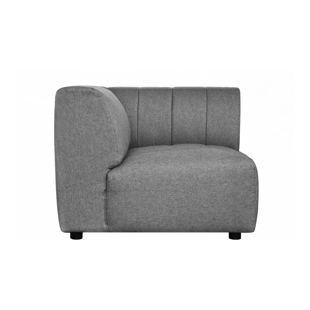 LYRIC ARM CHAIR RIGHT GREY