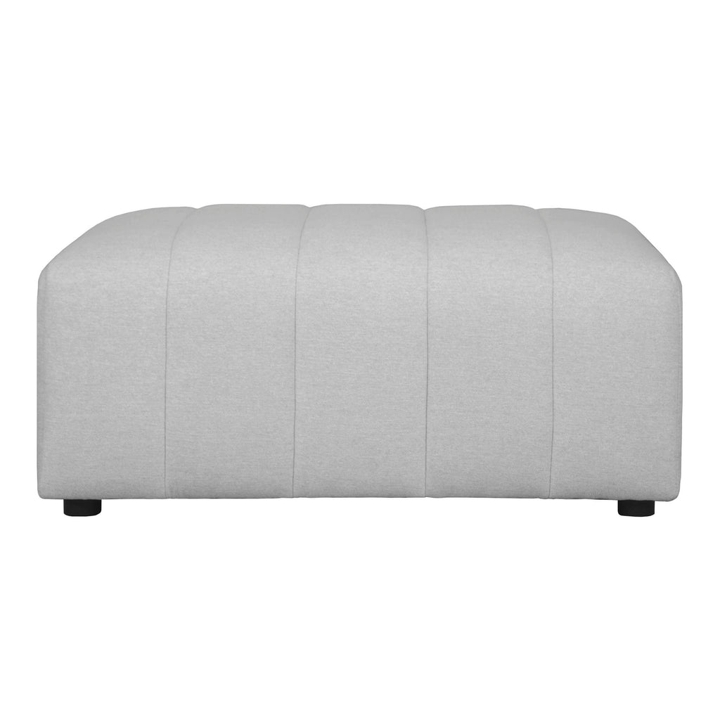 LYRIC OTTOMAN OATMEAL