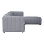 LYRIC LOUNGE MODULAR SECTIONAL GREY