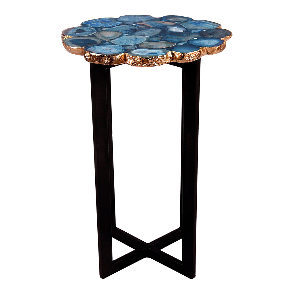 AZUL AGATE ACCENT TABLE