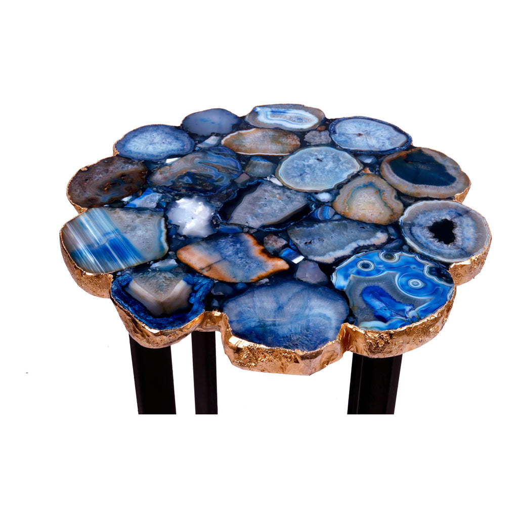 AZUL AGATE ACCENT TABLE