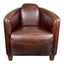 SALZBURG CLUB CHAIR DARK BROWN LEATHER