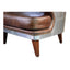 PRESTON CLUB CHAIR DARK BROWN LEATHER