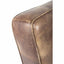 PERTH CLUB CHAIR GRAZED BROWN LEATHER