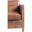 DARLINGTON SOFA GRAZED BROWN LEATHER