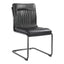 ANSEL DINING CHAIR ONYX BLACK LEATHER-M2