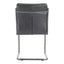 ANSEL DINING CHAIR ONYX BLACK LEATHER-M2