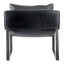 CONNOR CLUB CHAIR ONYX BLACK LEATHER