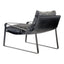 CONNOR CLUB CHAIR ONYX BLACK LEATHER