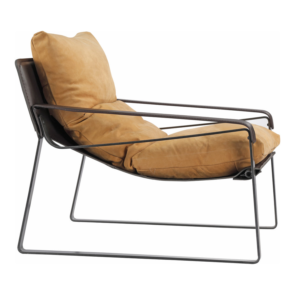 CONNOR CLUB CHAIR SUNBAKED TAN LEATHER