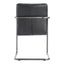 ANSEL ARM CHAIR ONYX BLACK LEATHER -M2