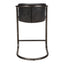 FREEMAN COUNTER STOOL ONYX BLACK LEATHER -M2