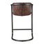 FREEMAN COUNTER STOOL GRAZED BROWN LEATHER-M2