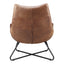 GRADUATE LOUNGE CHAIR OPEN ROAD BROWN LEATHER