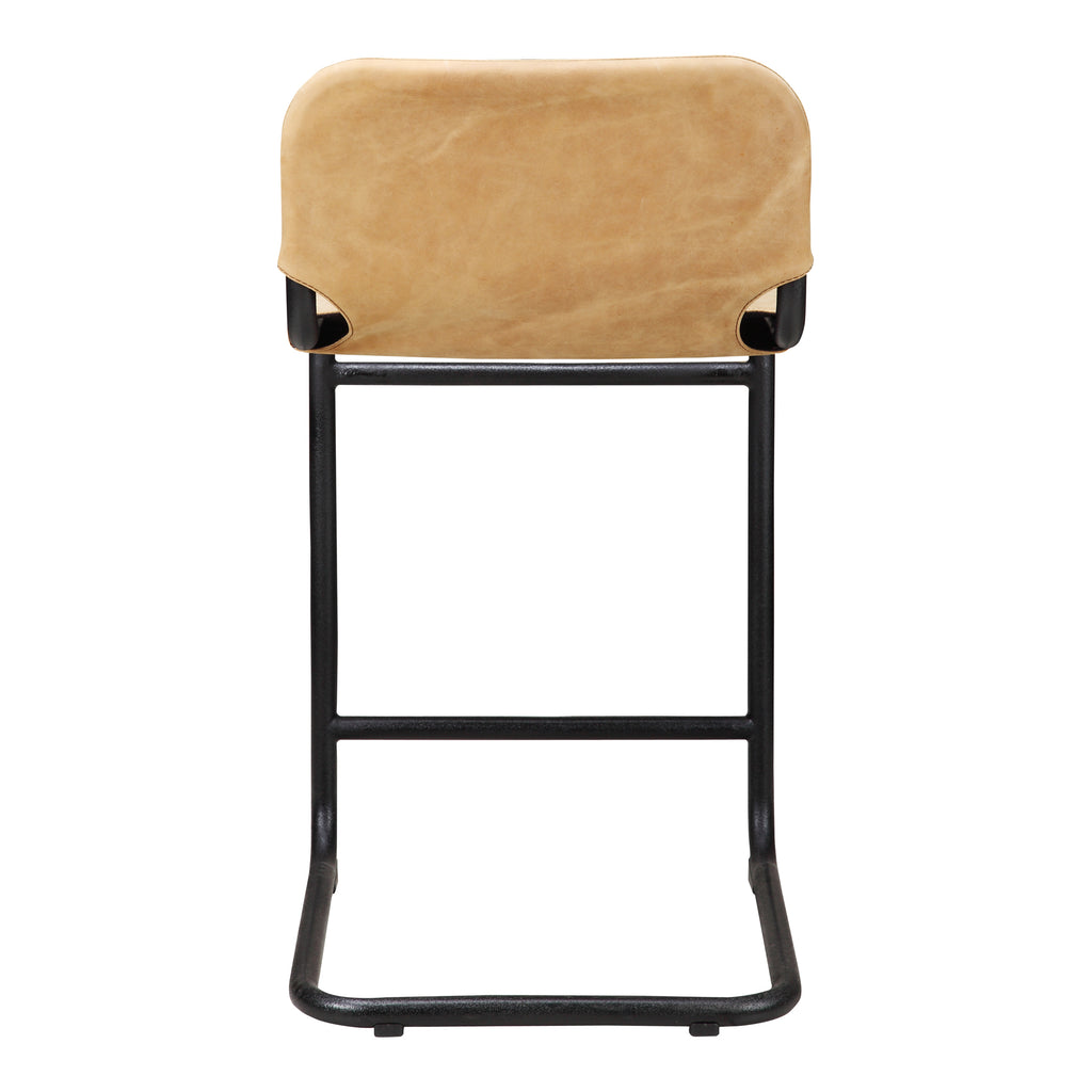 BAKER COUNTER STOOL SUNBAKED TAN LEATHER -M2