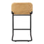 BAKER COUNTER STOOL SUNBAKED TAN LEATHER -M2