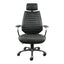 EXECUTIVE SWIVEL OFFICE CHAIR ONYX BLACK LEATHER