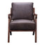 DREXEL ARM CHAIR NIMBUS BLACK LEATHER