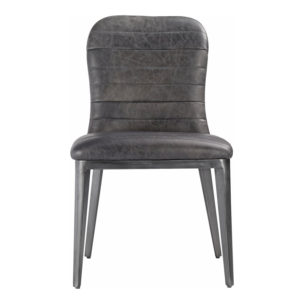 SHELTON DINING CHAIR NIMBUS BLACK LEATHER-M2