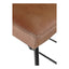 STARLET COUNTER STOOL OPEN ROAD BROWN LEATHER-M2