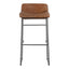 STARLET BARSTOOL OPEN ROAD BROWN LEATHER-M2