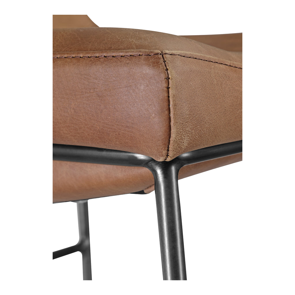 STARLET BARSTOOL OPEN ROAD BROWN LEATHER-M2