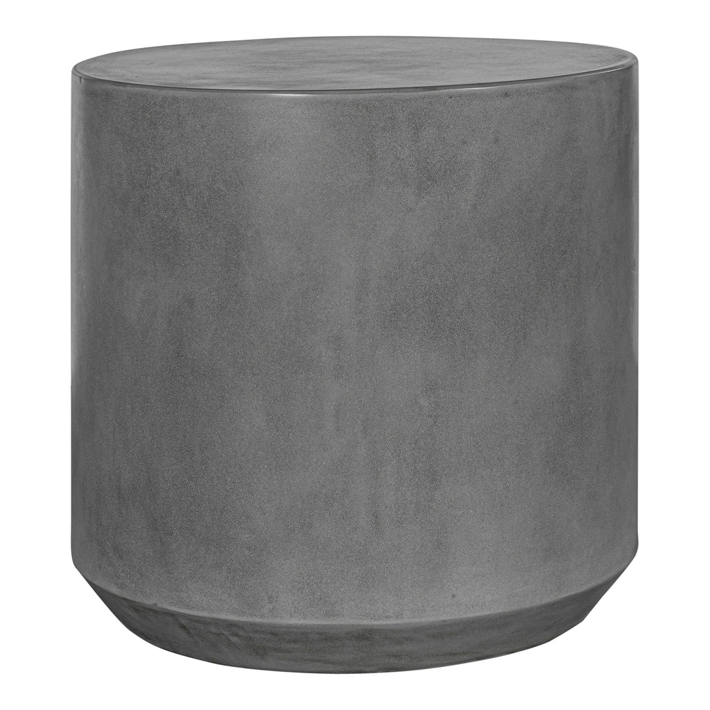 GARDEN OUTDOOR SIDE TABLE LIGHT GREY