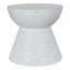 MINERAL OUTDOOR SIDE TABLE WHITE TERRAZZO