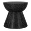 MINERAL OUTDOOR SIDE TABLE BLACK TERRAZZO