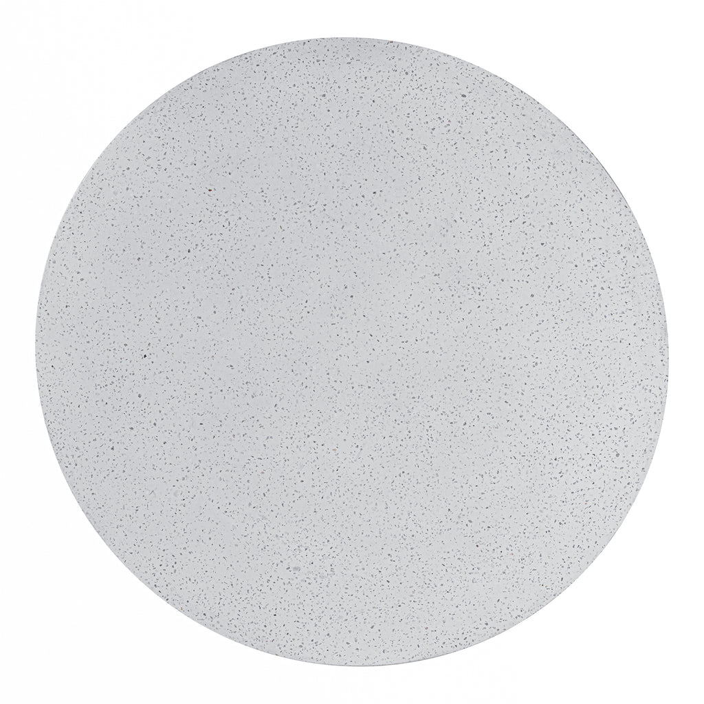 OMI OUTDOOR COFFEE TABLE WHITE TERRAZZO