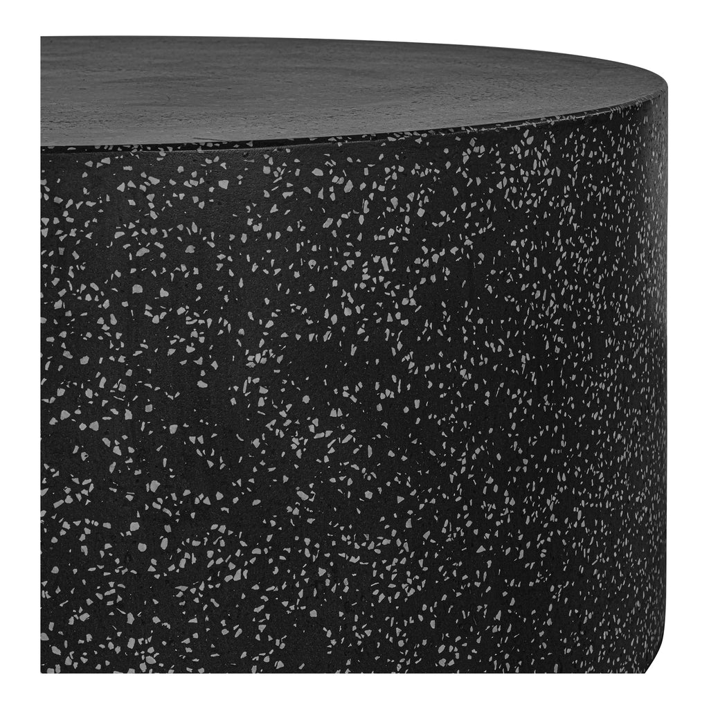 OMI OUTDOOR COFFEE TABLE BLACK TERRAZZO