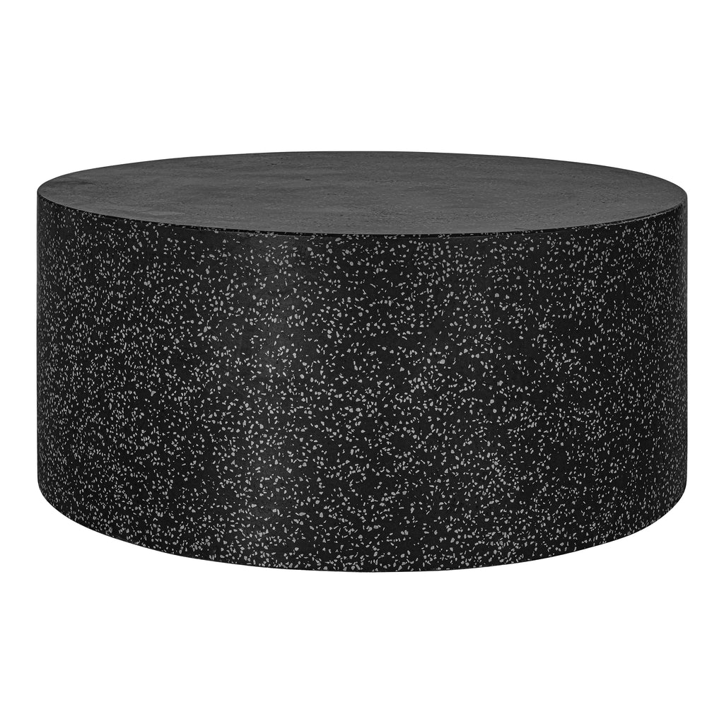 OMI OUTDOOR COFFEE TABLE BLACK TERRAZZO