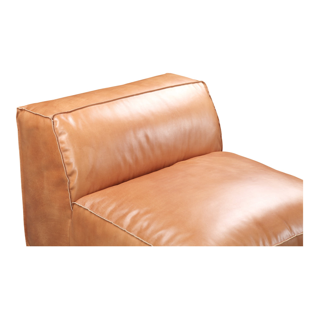 LUXE SLIPPER CHAIR TAN