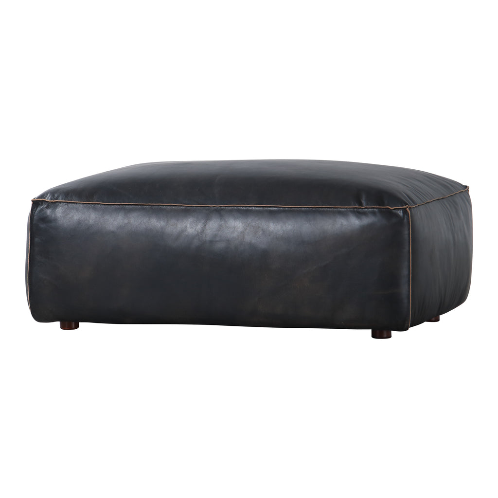 LUXE OTTOMAN ANTIQUE BLACK