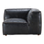 LUXE CORNER CHAIR ANTIQUE BLACK