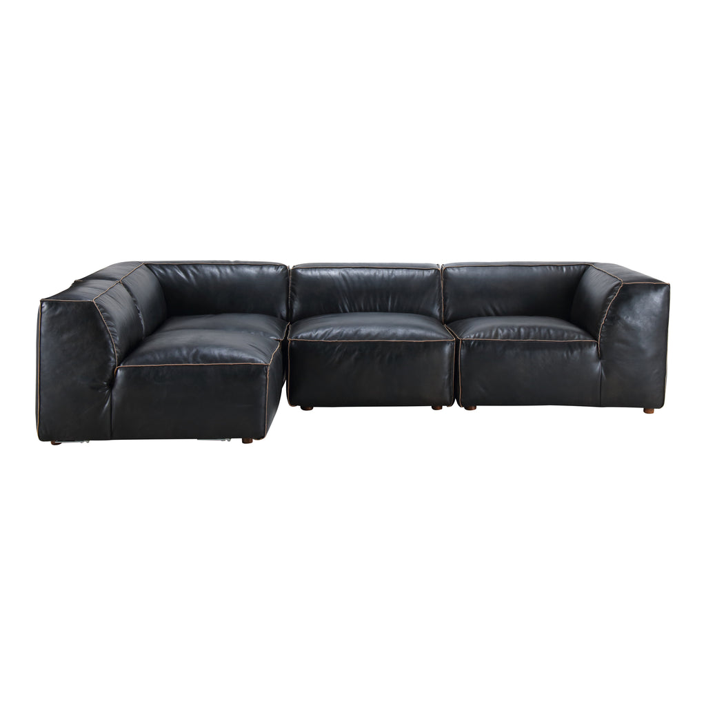 LUXE SIGNATURE MODULAR SECTIONAL ANTIQUE BLACK