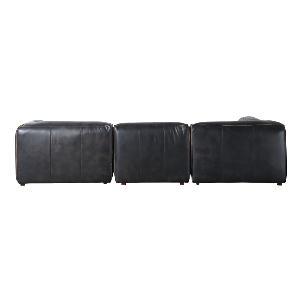 LUXE LOUNGE MODULAR SECTIONAL ANTIQUE BLACK