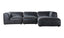 LUXE LOUNGE MODULAR SECTIONAL ANTIQUE BLACK