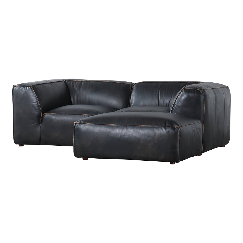 LUXE NOOK MODULAR SECTIONAL ANTIQUE BLACK