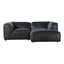 LUXE NOOK MODULAR SECTIONAL ANTIQUE BLACK