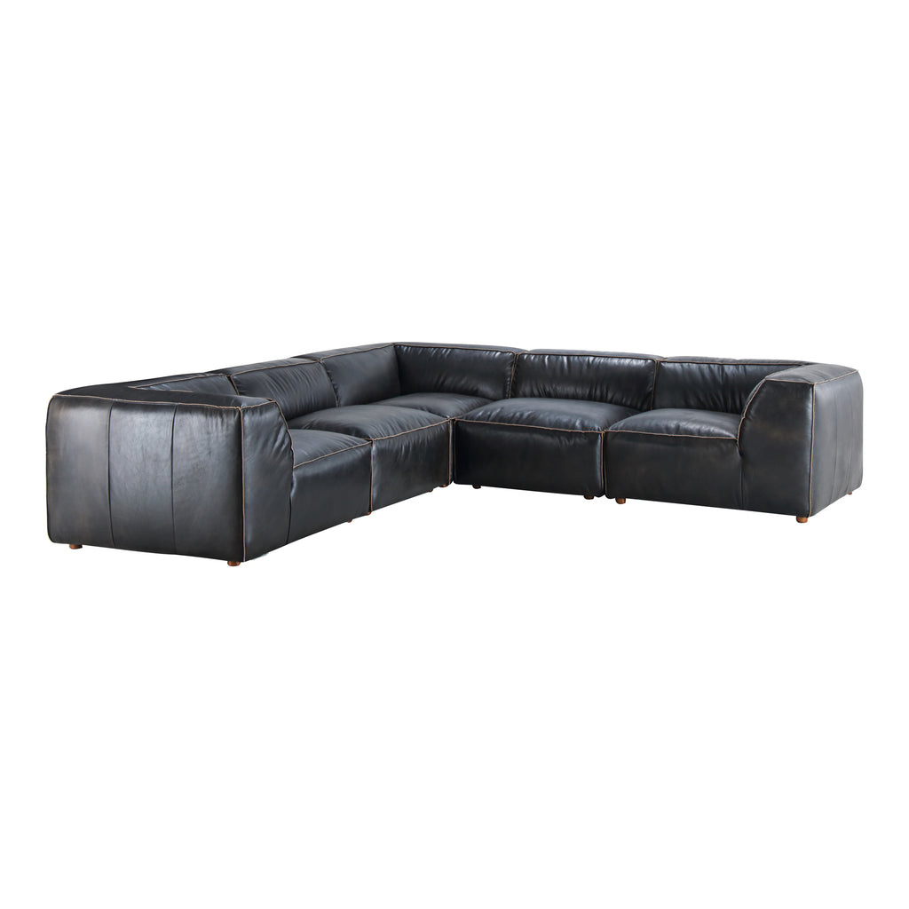 LUXE CLASSIC L MODULAR SECTIONAL ANTIQUE BLACK