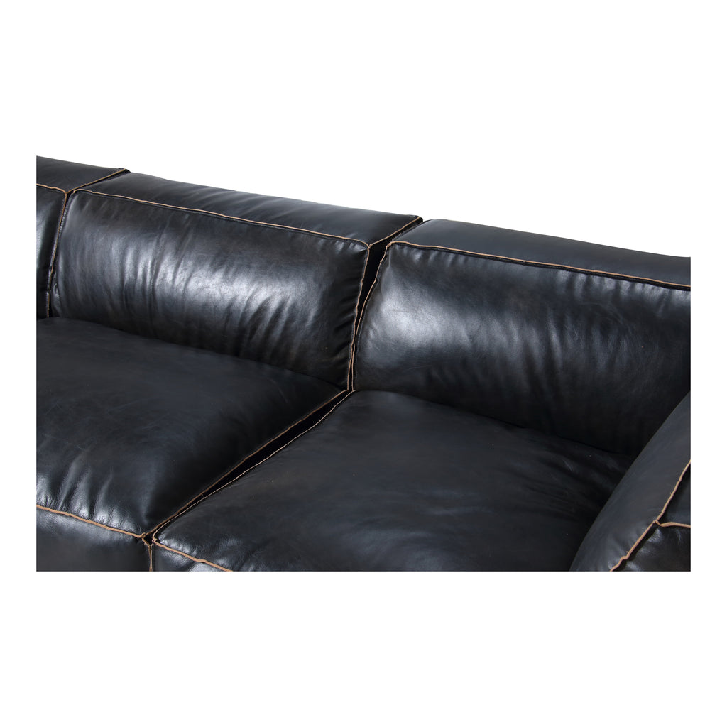 LUXE CLASSIC L MODULAR SECTIONAL ANTIQUE BLACK