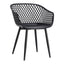 PIAZZA OUTDOOR CHAIR BLACK-M2