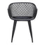 PIAZZA OUTDOOR CHAIR BLACK-M2