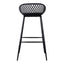 PIAZZA OUTDOOR BARSTOOL BLACK-M2