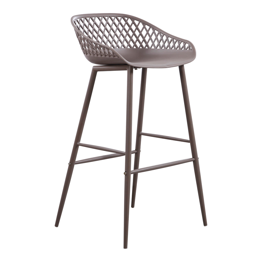 PIAZZA OUTDOOR BARSTOOL GREY-M2