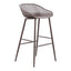 PIAZZA OUTDOOR BARSTOOL GREY-M2