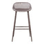 PIAZZA OUTDOOR BARSTOOL GREY-M2