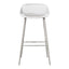 PIAZZA OUTDOOR BARSTOOL WHITE-M2